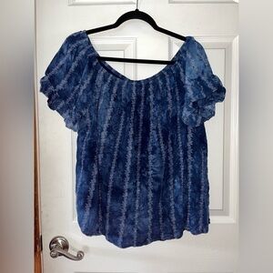 Knox Rose Navy Blue Women's Blouse